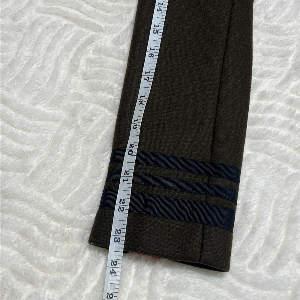 Zara Woman Olive Military Double-Breasted Blazer Jacket XS | Excellent Condition - Picture 10 of 13